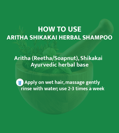 ARITHA SHIKAKAI HERBAL SHAMPOO