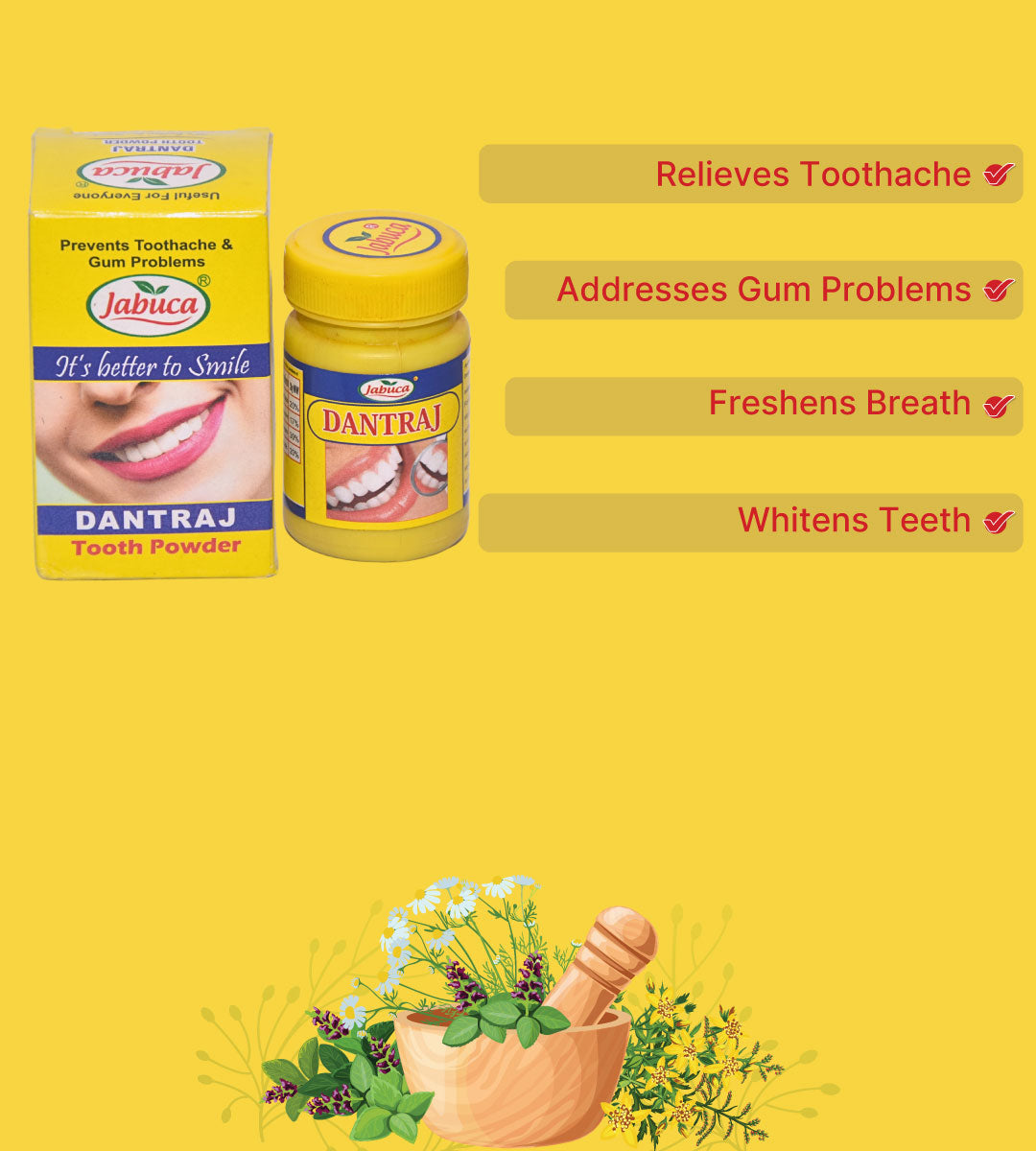 Dantraj Tooth powder